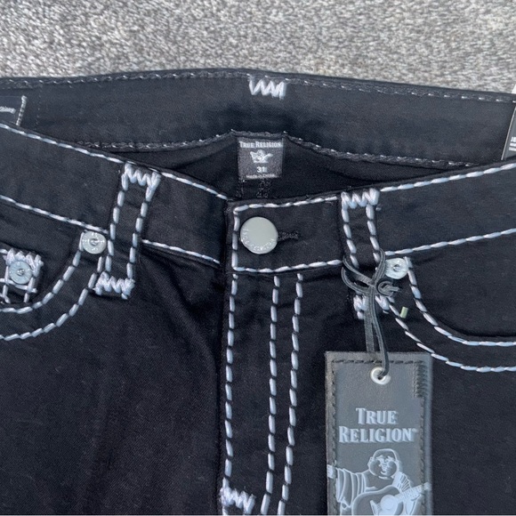 TRUE RELIGION ~ 31 JENNIE BIG T Curvy -Mid Rise Skinny jeans BLK Premium Quality - Picture 14 of 16